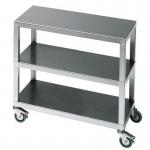 Heavy Duty Stainless Steel Tro 900 mm 3 Shelf 328185