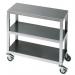 Heavy Duty Stainless Steel Tro 900 mm 3 Shelf 328185