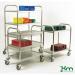 Konga stainless steel shelf trolleys - 3 Tier 328194