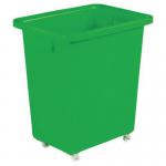 Slingsby nesting plastic container trucks, 130L, green 328219