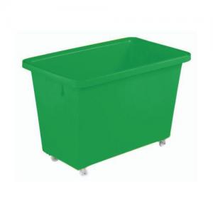 Slingsby nesting plastic container trucks, 150L, 620mm height, green