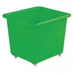 Slingsby nesting plastic container trucks, 203L, 640mm height, green 328233