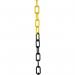 Plastic chain barrier system - Chain - Yellow/black 328276