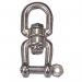 Stainless steel swivel links - Eye to jaw, 10mm link dia. 328445