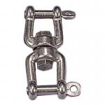 Stainless steel swivel links - Jaw to jaw, 6mm link dia. 328456