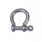 Stainless steel shackles, bow type, 0.12T WLL 328462