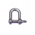 Stainless steel shackles, dee type, 0.12T WLL 328497