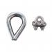 Stainless steel wire rope accessories - Grips 4mm 328548