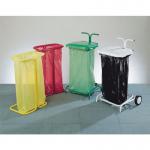 Colour coded sackholders freestanding with lid 328644