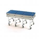 Flexible mobile conveyors, with skate wheels 328756