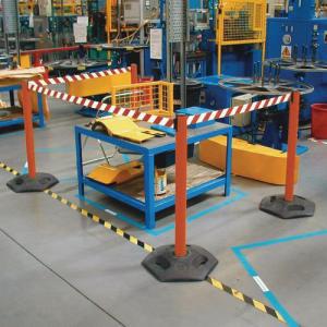Tensabarrier Heavy duty facility retractable belt barrier - standard