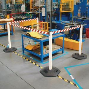 Tensabarrier Heavy duty facility retractable belt barrier - standard