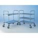 Metro high grade solid stainless steel shelf trolleys 329010