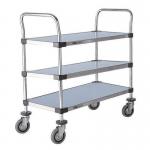 Metro high grade solid stainless steel shelf trolleys 329034