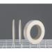 A photograph of Slingsby Floor Marking Equipments double sided tapes shows a pack of 48 tissues, each 25mm wide. The tapes are neatly arranged and have a clean, white finish. The packaging is sturdy and simple, with the Slingsby logo clearly visible.