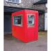 Gatehouses, kiosks and paystations - Car park control gatehouse - Poppy red 329926