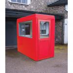 Gatehouses, kiosks and paystations - Car park control gatehouse - Poppy red 329930