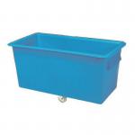 Slingsby large tapered plastic container trucks light blue 329955