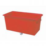 Slingsby large tapered plastic container trucks red 329958