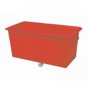 Slingsby large tapered plastic container trucks red 329958