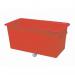 Slingsby large tapered plastic container trucks red 329958