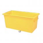 Slingsby large tapered plastic container trucks yellow 329959