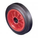 Rubber tyred wheel with polypropylene centre - medium duty 330688