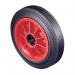 Wheel, Polyprop Centre 250 Mmdia. Rubber Tyre, Roller 330691