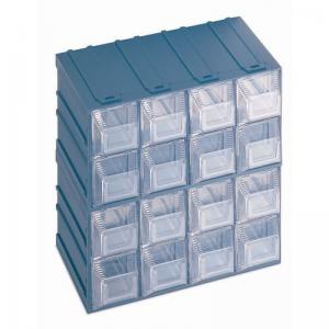 Free-standing interlocking modular drawer system - 208 x 132 x 208mm,