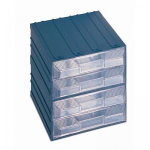 Free-standing interlocking modular drawer system 208 x 222 x 208mm, 4