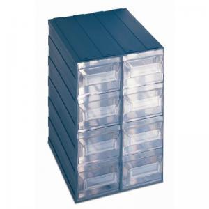 Free-standing interlocking modular drawer system 249 x 310 x 375mm, 8