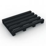 Matting - H.d. Pvc (vynagrip)square Pvc (60 Cms) Black 330885