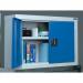 Steel workplace cupboards with coloured doors 850mm high - Choice of five colours 331341