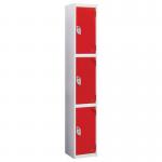 Wet Area Locker 3 Compartmentw 300 X D 300 Red Door 331430