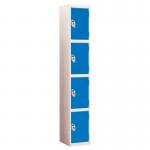 Wet Area Locker 4 Compartmentw 300 X D 300 Blue Door 331431
