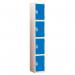 Wet Area Locker 4 Compartmentw 300 X D 300 Blue Door 331431