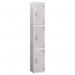 Wet Area Locker 3 Compartmentw 300 X D 450 Light Grey Door 331441