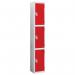 Wet Area Locker 3 Com[partmentw 300 X D 450 Red Door 331442