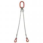 Wire rope slings - Two leg sling 10mm dia. rope 331636