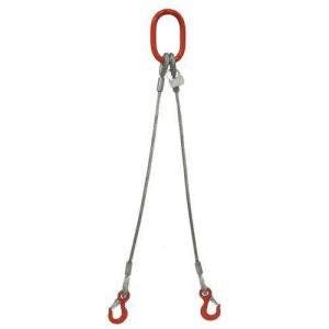 Wire rope slings - Two leg sling 13mm dia. rope 331638
