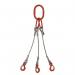 Wire rope slings - Three leg sling 10mm dia. rope 331646