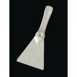 Food grade plastic scraper - white 347777