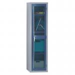 Mesh door cupboards Tall slim cupboard - Choice of four colours 347810