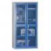 Mesh door cupboards Tall double door cupboard, four shelves - choice of four colours 347811