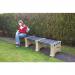 Recycled plastic furniture - Backless bench - sandstone 347957