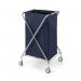 Folding laundry trolleys with PVC bags with PVC drop on bag 348007