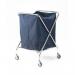 Folding laundry trolleys with PVC bags 348008