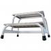 Static aluminium machinery steps 349029