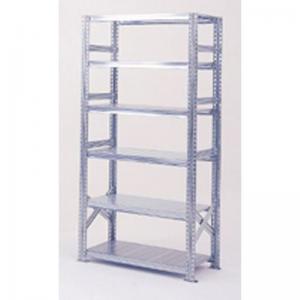 Boltless zinc plated steel shortspan shelving - Starter bays with 6