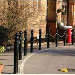 Ornamental steel bollard 349799